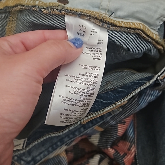Free People We The Free Rocky Mountain Corduroy Jeans/ 26 - Picture 8 of 12